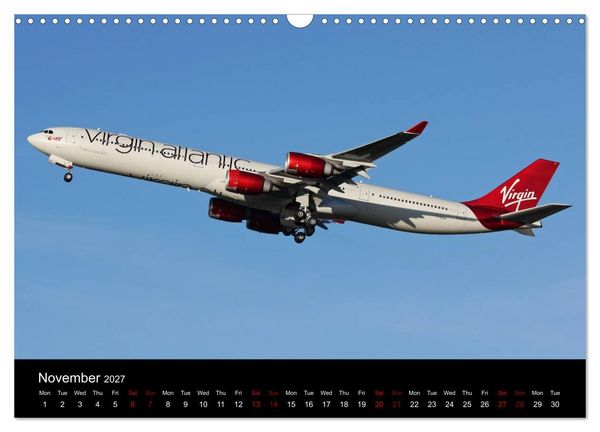 Produktbild: Widebody Jets (Wall Calendar 2027 DIN A3 landscape), CALVENDO 12 Month Wall Calendar