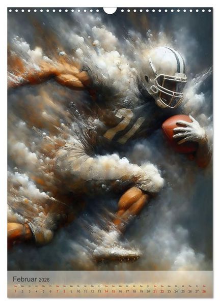 Produktbild: NEVER STOP THE SPORT (Wandkalender 2026 DIN A3 hoch), CALVENDO Monatskalender