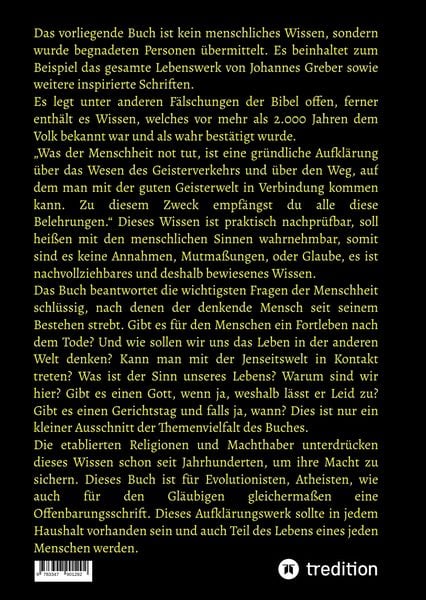 Produktbild: 3.Auflage Das geheime Wissen &ndash; Das wichtigste Buch f&uuml;r die Menschheit!