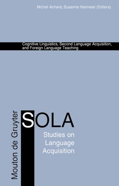 Produktbild: Cognitive Linguistics, Second Language Acquisition, and Foreign Language Teaching