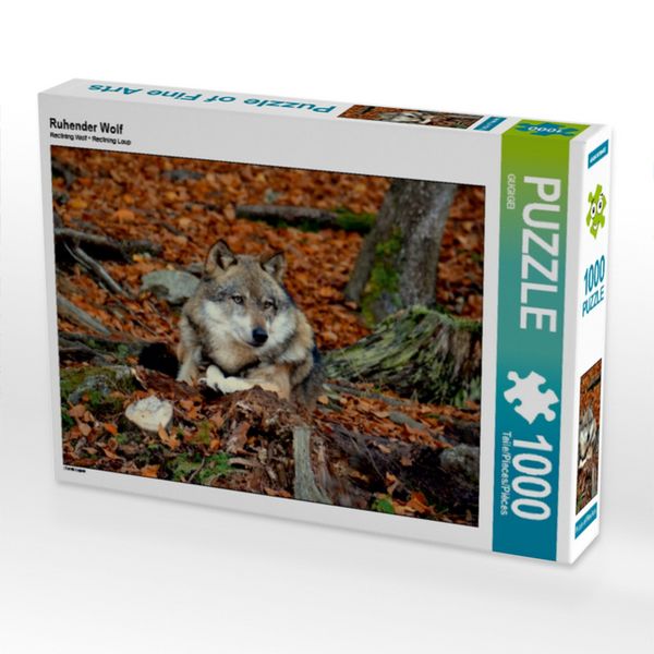 Ruhender Wolf (Puzzle)
