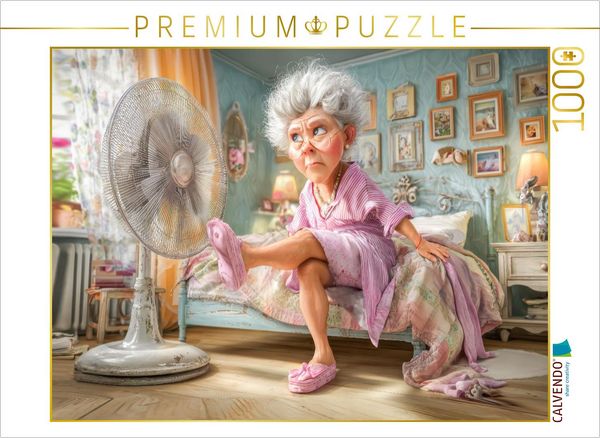 Produktbild: CALVENDO Puzzle Omas | 1000 Teile Lege-Gr&ouml;&szlig;e 64x48cm Foto-Puzzle f&uuml;r gl&uuml;ckliche Stunden