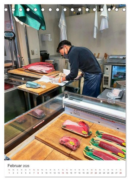 Produktbild: Japanisches Streetfood (Tischkalender 2026 DIN A5 hoch), CALVENDO Monatskalender
