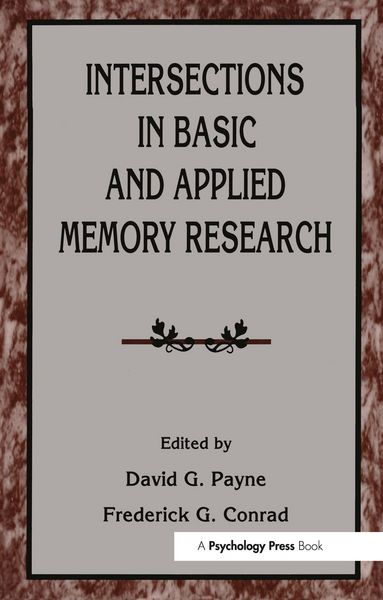 Produktbild: Intersections in Basic and Applied Memory Research