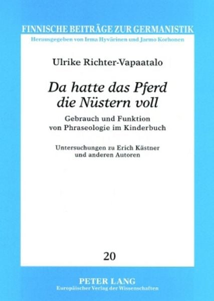 Produktbild: &laquo;Da hatte das Pferd die N&uuml;stern voll&raquo;