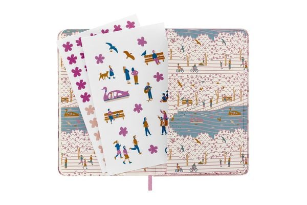 Produktbild: Moleskine Limited Edition Notebook Sakura, Pocket, Ruled, Couple, Hard Cover (5 x 8.25)