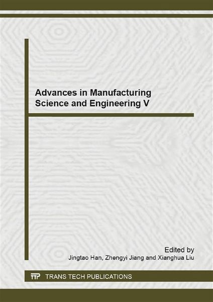 Produktbild: Advances in Manufacturing Science and Engineering V