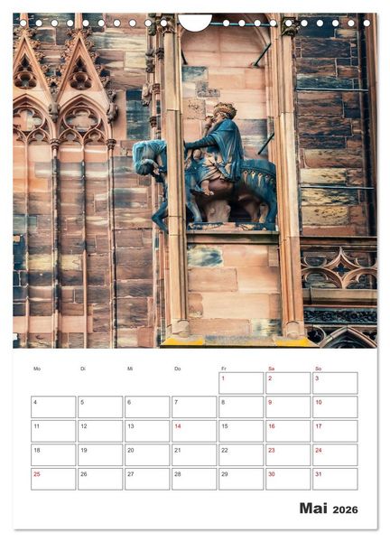 Produktbild: Stra&szlig;burg - Urlaubsplaner (Wandkalender 2026 DIN A4 hoch), CALVENDO Monatskalender
