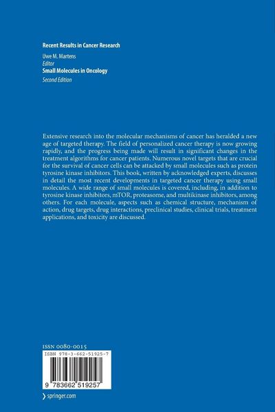 Produktbild: Small Molecules in Oncology