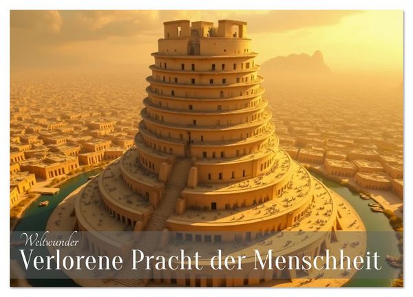 Produktbild: Weltwunder - Verlorene Pracht der Menschheit (Wandkalender 2026 DIN A2 quer), CALVENDO Monatskalender