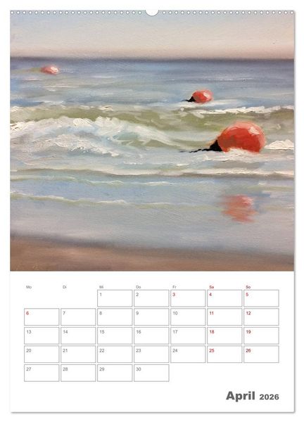 Produktbild: Malerisches Helgoland (hochwertiger Premium Wandkalender 2026 DIN A2 hoch), Kunstdruck in Hochglanz