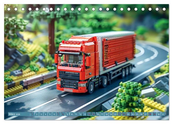 Produktbild: Fahrzeuge aus Fantasie (Tischkalender 2026 DIN A5 quer), CALVENDO Monatskalender