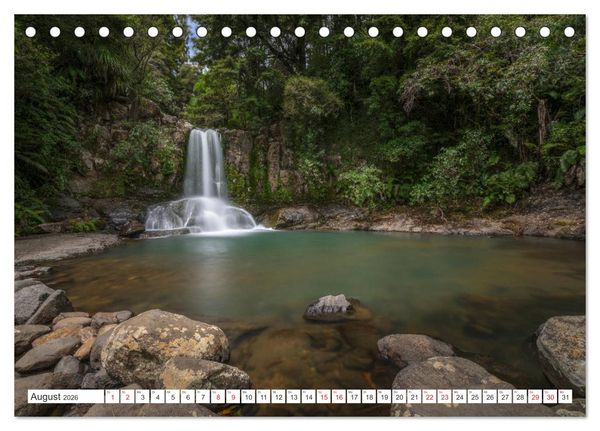 Produktbild: Neuseeland Nordinsel - Das Land der Hobbits und Vulkane (Tischkalender 2026 DIN A5 quer), CALVENDO Monatskalender
