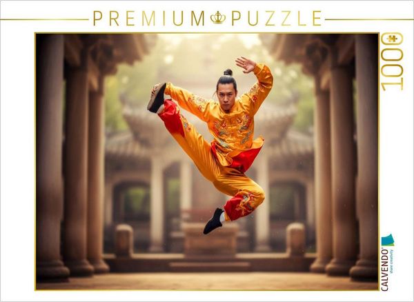 CALVENDO Puzzle Kung Fu Martial Arts - Kampf und Eleganz | 1000 Teile Lege-Größe 64x48cm Foto-Puzzle für glückliche Stunden