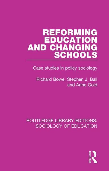 Produktbild: Reforming Education and Changing Schools
