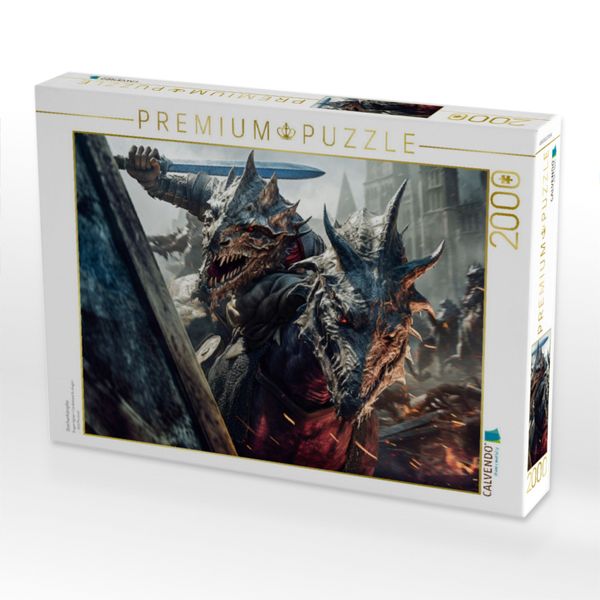 Produktbild: CALVENDO Puzzle Drachenk&auml;mpfer | 2000 Teile Lege-Gr&ouml;&szlig;e 90x67cm Foto-Puzzle f&uuml;r gl&uuml;ckliche Stunden