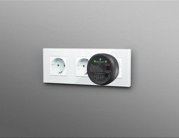 Produktbild: VOLTCRAFT VC40 Steckdosentester CAT II 300V