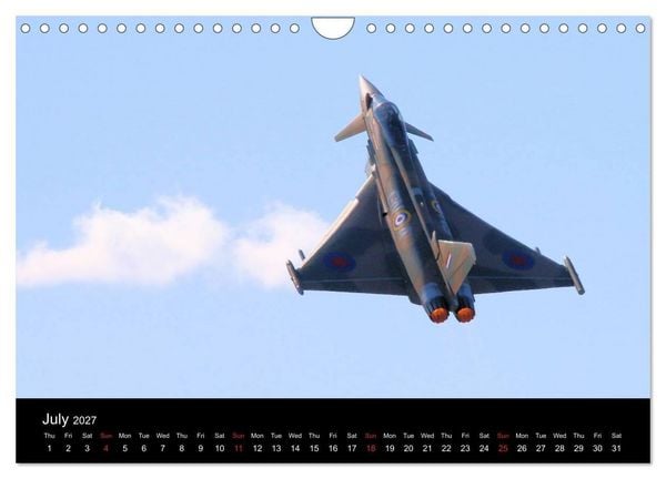 Produktbild: The Mighty Eurofighter Typhoon (Wall Calendar 2027 DIN A4 landscape), CALVENDO 12 Month Wall Calendar
