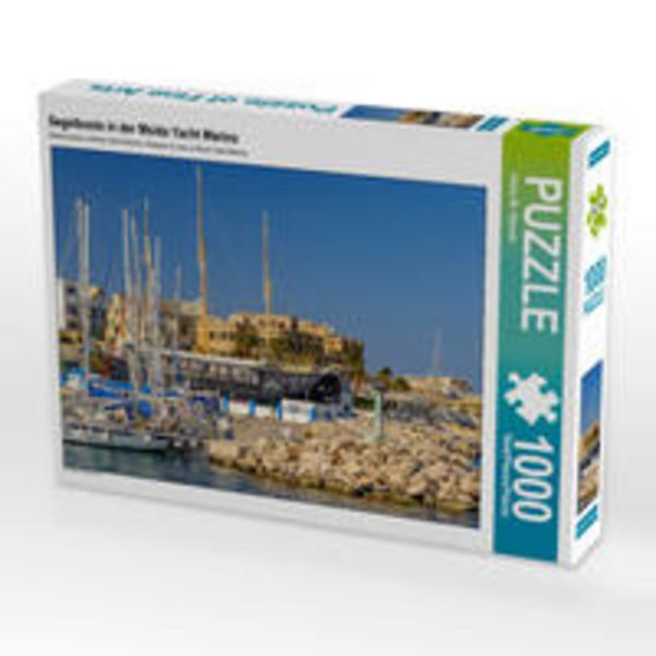 CALVENDO Puzzle Segelboote in der Msida Yacht Marina | 1000 Teile Lege-Größe 64 × 48 cm Foto-Puzzle für glückliche Stunden