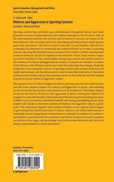 Produktbild: Violence and Aggression in Sporting Contests