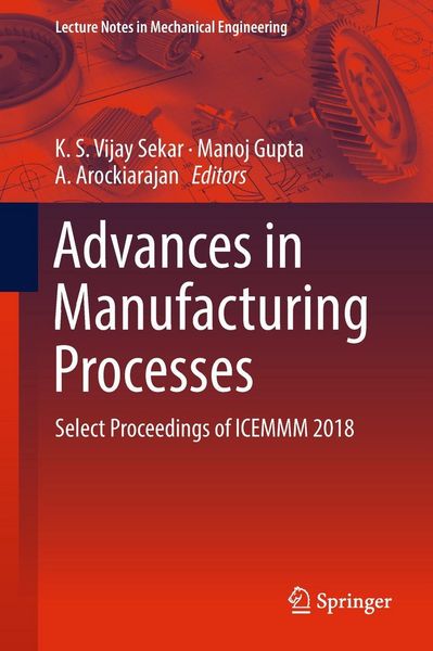 Produktbild: Advances in Manufacturing Processes