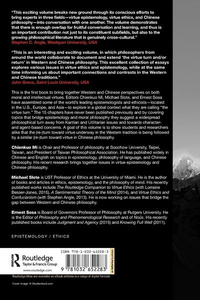 Produktbild: Moral and Intellectual Virtues in Western and Chinese Philosophy