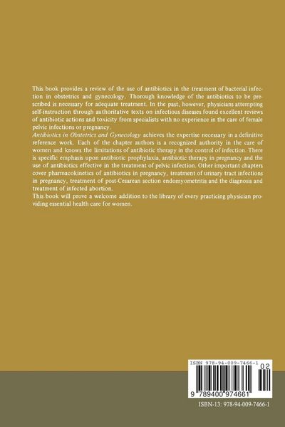 Produktbild: Antibiotics in Obstetrics and Gynecology