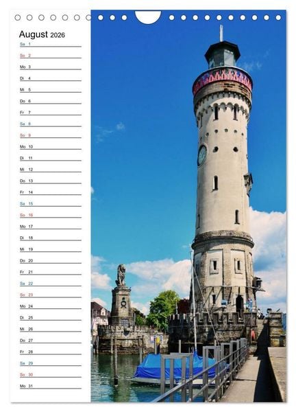 Produktbild: Lindau - Inselstadt am Bodensee (Wandkalender 2026 DIN A4 hoch), CALVENDO Monatskalender