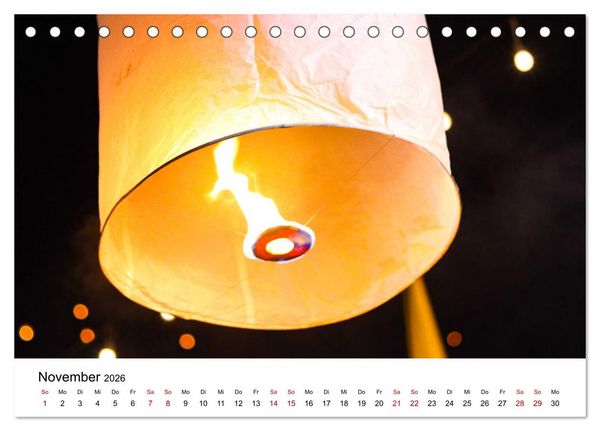 Produktbild: Wunderwelt Asien (Tischkalender 2026 DIN A5 quer), CALVENDO Monatskalender