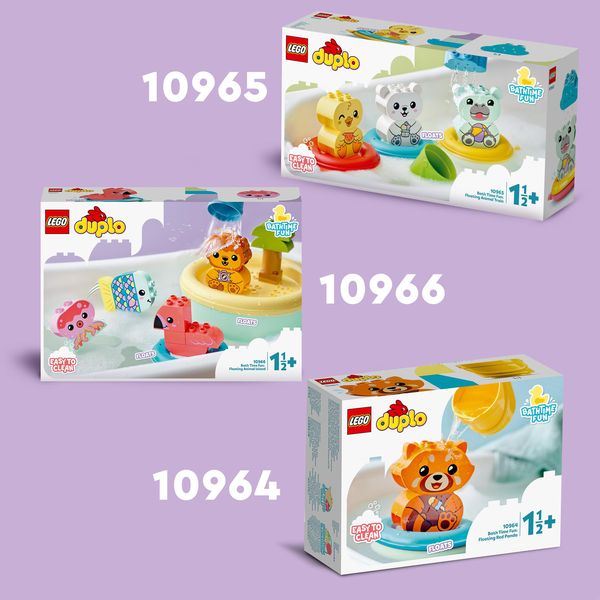 LEGO® Duplo® 10966 Badewannenspaß: Schwimmende Tierinsel, Badespielzeug