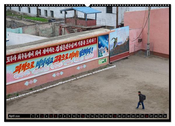 Produktbild: Nordkorea - Die gro&szlig;e Leere (hochwertiger Premium Wandkalender 2026 DIN A2 quer), Kunstdruck in Hochglanz