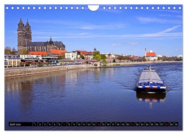 Produktbild: Elberadweg von Lutherstadt Wittenberg bis Hitzacker (Wandkalender 2026 DIN A4 quer), CALVENDO Monatskalender