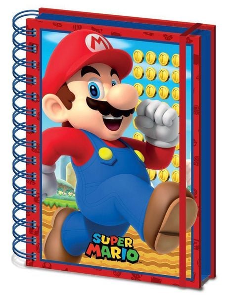 Produktbild: SUPER MARIO (CORE) A5 3D NOTEBOOK