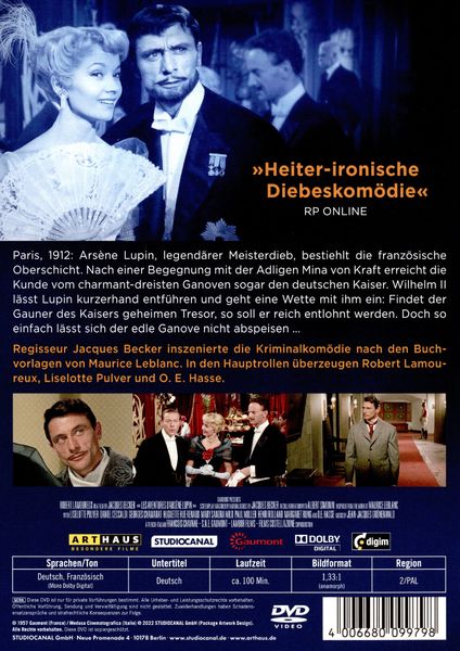 Produktbild: Ars&egrave;ne Lupin, der Millionendieb