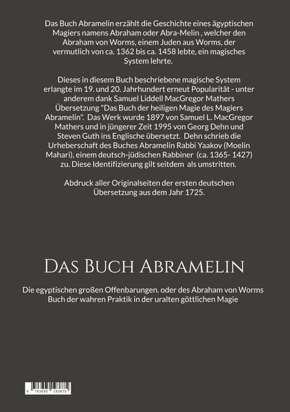 Produktbild: Das Buch Abramelin