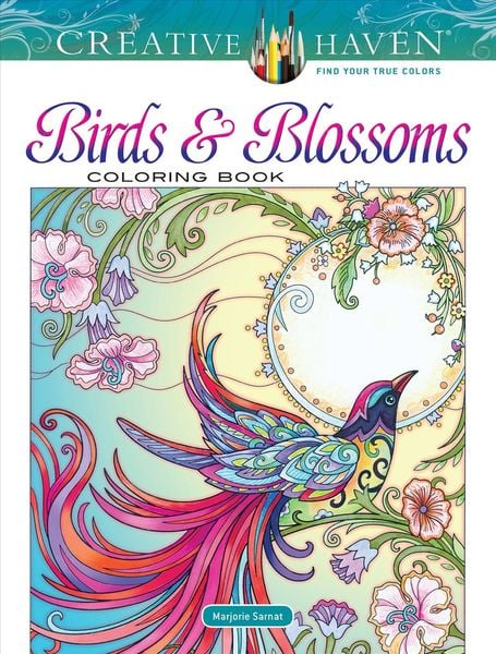 Produktbild: Creative Haven Birds and Blossoms Coloring Book