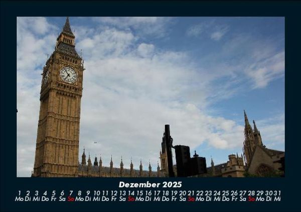 Produktbild: London 2025 Fotokalender DIN A5