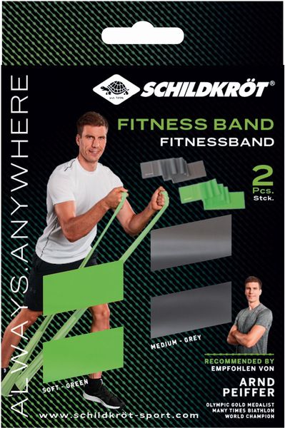Schildkröt Fitness - Fitnessbänder 2er Set - LATEXFREI