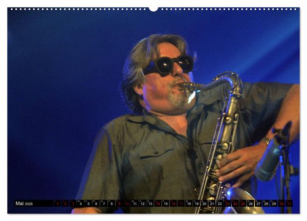 Produktbild: Jazz 2026 (hochwertiger Premium Wandkalender 2026 DIN A2 quer), Kunstdruck in Hochglanz