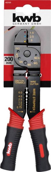 Produktbild: Kwb 403100 Crimpzange 0.75 bis 6mm&sup2;