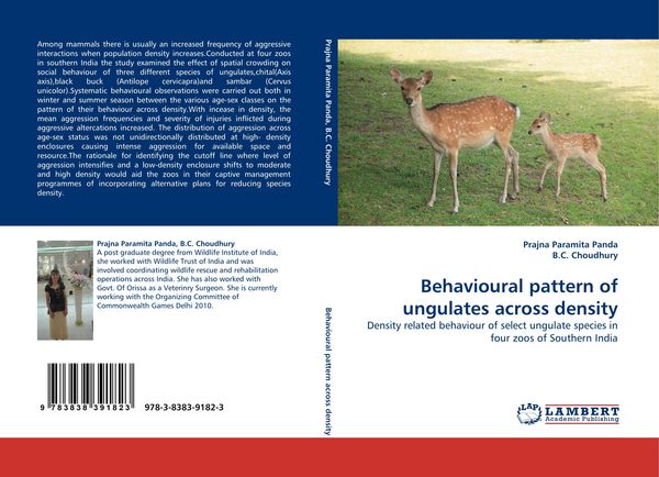 Produktbild: Behavioural pattern of ungulates across density