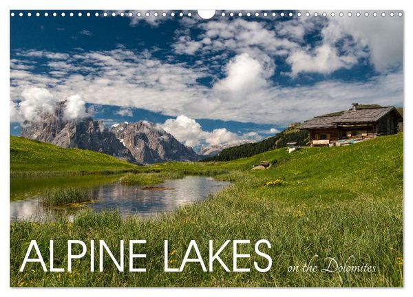 Produktbild: Alpine lakes on the Dolomites (Wall Calendar 2026 DIN A3 landscape), CALVENDO 12 Month Wall Calendar