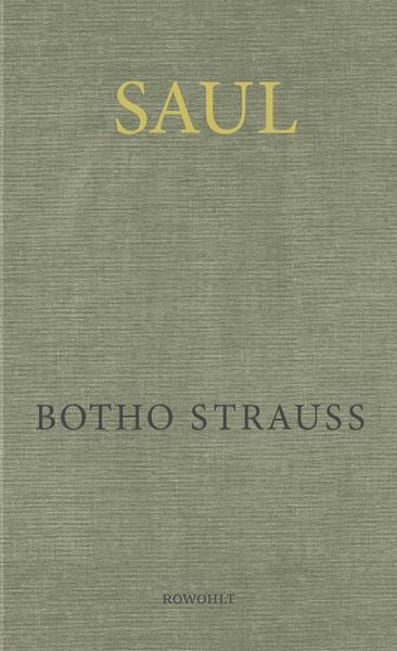 Saul, Gebundene Ausgabe von Botho Strauß, Rowohlt, 9783498001353