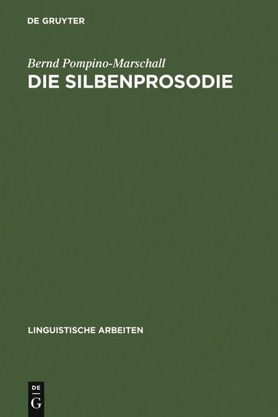 Produktbild: Die Silbenprosodie