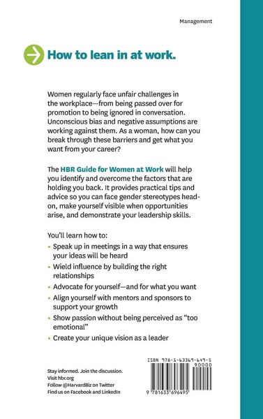 Produktbild: HBR Guide for Women at Work (HBR Guide Series)