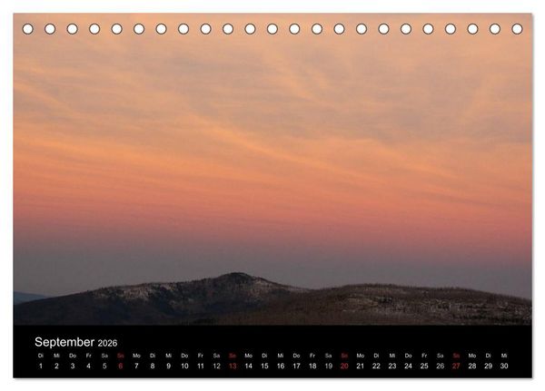 Produktbild: Bayerischer Wald - der Osten Bayerns (Tischkalender 2026 DIN A5 quer), CALVENDO Monatskalender