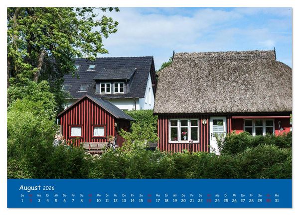 Produktbild: Besuch auf Hiddensee (hochwertiger Premium Wandkalender 2026 DIN A2 quer), Kunstdruck in Hochglanz
