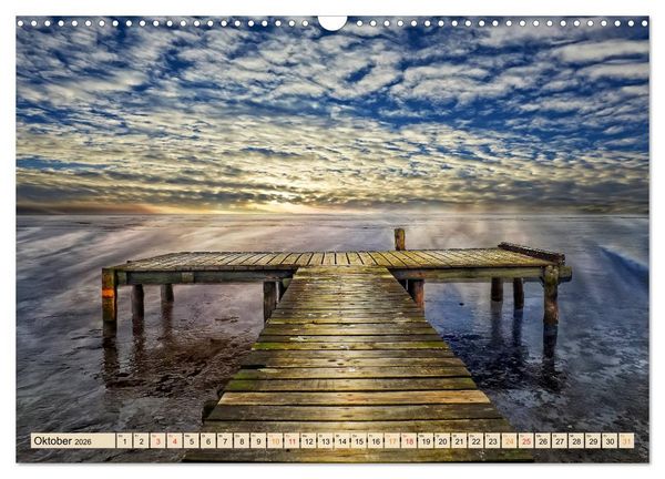 Produktbild: Friesland - Watt und Nordsee (Wandkalender 2026 DIN A3 quer), CALVENDO Monatskalender