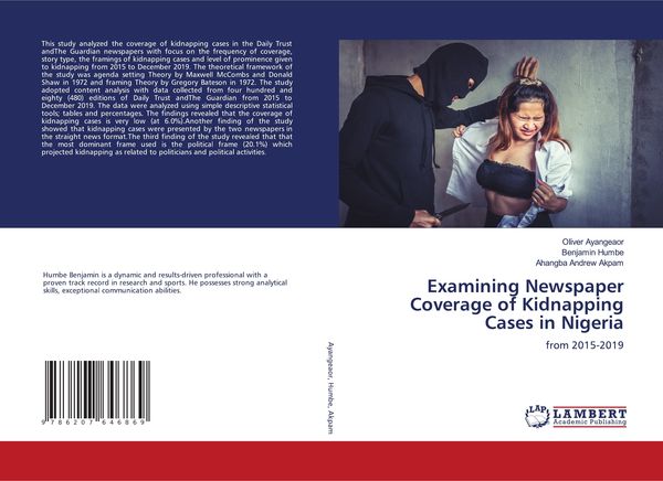 Produktbild: Examining Newspaper Coverage of Kidnapping Cases in Nigeria