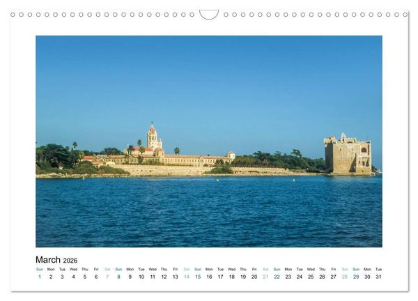 Produktbild: French Riviera The Light of the Blue Coast (Wall Calendar 2026 DIN A3 landscape), CALVENDO 12 Month Wall Calendar